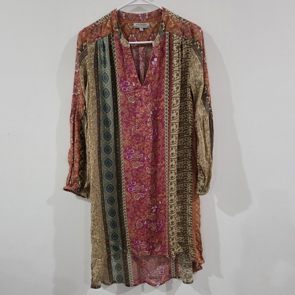 World Market Womens Dress Size‎ Small Boho Hippie Indie Shirt Dress